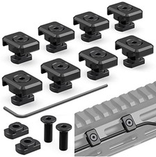 Cable Guides Pressure Switch Wire Management M-LOK Polymer Black 8 Pk picture