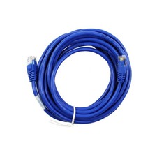 Quiktron 570-110-014 Q-Series 14ft. Blue Booted CAT5e Patch Cable, Pack of 8 picture