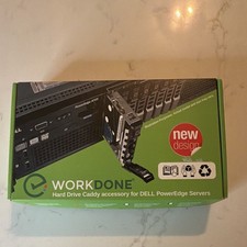 WORKDONE 2.5in 2-Pack HDD Tray Caddy for Dell PowerEdge, Green B07KS5M1V8 picture