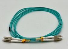 LC-LC Duplex 50/125 Multi Mode 10GB Optic Fiber Patch Cable 3 meters picture