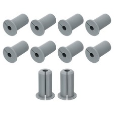 10Pcs Wall Grommets for Cables 3/4 Inch with 7mm Hole, Silicone Gray picture
