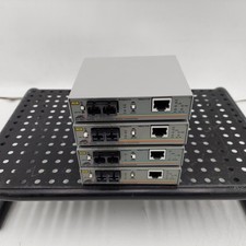LOT OF 4 Allied Telesyn AT-MC102XL Fast Ethernet Media Converter picture