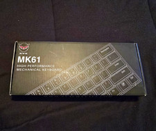 XYX MK61 60% Wired Mechanical Illuminated RGB Keyboard White/Pink English QWERTY picture