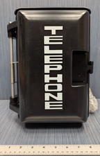 Allen Tel GB259V00HM Outdoor Single Line Phone ~ Black Weather-Resistant Housing picture