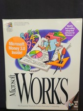 Microsoft Works (1994) Vintage Software Windows / MS-DOS 3.5