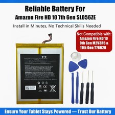 Genuine Battery 58-000187 for Amazon Fire HD 10 7th Generation SL056ZE Year 2017 picture