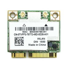 Dell Wireless DW1550 Precision M4800 WiFi Card BlueTooth 4.0 TVFF3 0TVFF3 picture