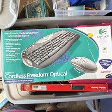 Logitech Cordless Freedom Optical Wireless Keyboard with Mouse picture