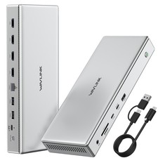 DisplayLink(DL7400) Docking Station 4x 4K@60Hz Displays USB-C Dock 100W Charging picture