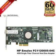 HP Emulex FC1120005-04C 4GB Single Fiber Channel Host Bus Adapter 397739-001 picture