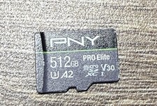 PNY 512GB PRO Elite micro SDD Card picture