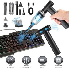 250000RPM High Speed Electric Compressed Air Duster Portable Cordless Cleaner picture