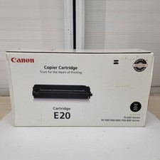 Genuine Canon E20 Copier Toner Cartridge Black NOS 2009 FC200 PC100–900 picture