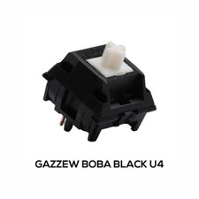 4X 10X 90X Gazzew Black Boba U4 Silent Tactile Mechanical Switches 62g 68g Lot picture