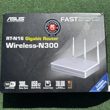 ASUS RT-N16 Wireless-N300 Gigabit Router 300Mbps 4 LAN USB White picture