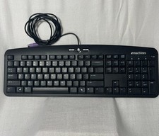 eMachines KB‑0511 Wired USB Keyboard Black Standard QWERTY PC Keyboard TESTED picture