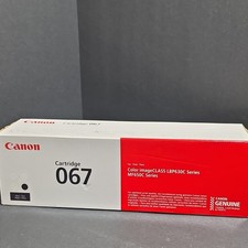 Genuine Canon 067 OEM Black Toner Cartridge Laser LBP630C, MF650C picture