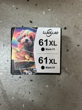 LLaollao Ink Cartridges 61XL - Black 2 Pack, LOW PRICE FAST SHIPPING picture
