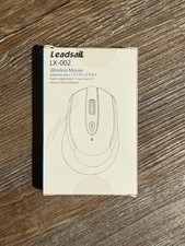 Leadsail LX-002 Gray Wireless 2.4g Cordless Optical Mouse Desktop Laptop Macbook picture