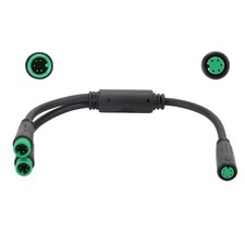 EBIKE Cable 5 Pin; 1T2 Y-Splitter Extension Wire for 5-Pin Female to 2x Male picture