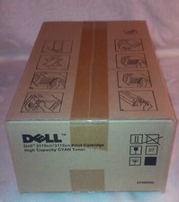 NEW GENUINE Dell PF029 HIGH CAPACITY Toner CYAN Genuine 3110CN 3115CN - SEALED picture