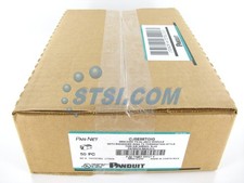 (BOX OF 50) Panduit CJ5E88TGIG Mini-Com Cat5e Modular Jack, Gray ~STSI picture