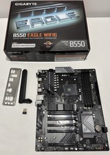 Gigabyte B550 EAGLE WIFI6 AM4 ATX Motherboard DDR4 w/ Antenna + BT Adapter picture
