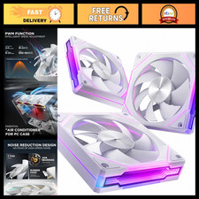 120mm ARGB PC Fans - Ultra-Quiet  30dB, 1800 RPM, 12 LED Lights, Aura SYNC Compa picture