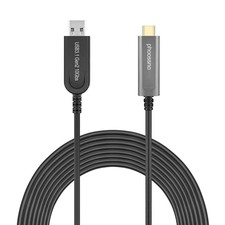 USB A to C Fiber Optical Extension Cable 3.1 Gen2 30 m A-C Straight 180 ℃ picture
