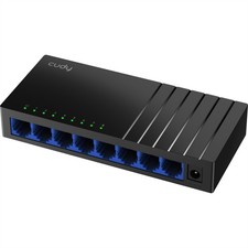 CUDY Switch GS108D 1Gbps 8-Port Full Duplex Ethernet Network Switch Rj-45 Not picture