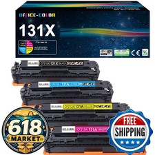 131A 131X Toner Cartridge 4 Pack for HP 131A LaserJet Pro 200 Color Series picture