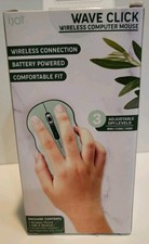 Wave Click Wireless Computer Mouse Battery Powered 3 Adjustable DPI Levels picture