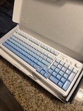 AULA S99 Gaming Keyboard White/Blue Triple Mode Wireless BT Wired QWERTY EN picture