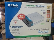 D-Link 4-Port Ethernet Broadband Router DI-604 Cable/DSL XBOX Compatible NEW picture