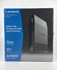 Linksys E7350 Dual-Band Wi-Fi 6 Router AX1800 New In Box Factory Sealed picture