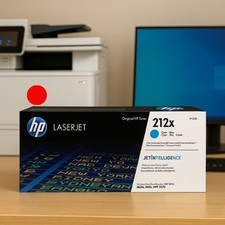 HP 212X W2121X High Capacity Cyan Toner Cartridge | HP LaserJet Enterprise M554 picture
