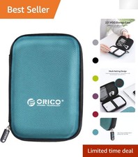 Elegant Waterproof Hard Drive Storage Bag for 2.5 Inch Devices - Travel Friendly picture