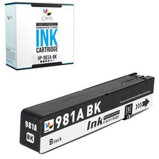 CMYi Compatible Black Color Ink Cartridges Lot fits HP 981A for PageWide picture