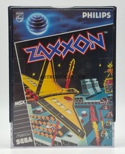 PHILIPS MSX SEGA ZAXXON VINTAGE 80 GAME ARCADE COMPLETE VERSION IN BOX picture
