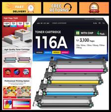 High Yield 116A Toner Cartridge Set 4-Pack - Black, Cyan, Yellow, Magenta Compat picture