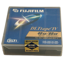 Factory Sealed FUJIFILM 40/80 GB DLTtape IV Tape Media - 26112088 - DLT Tape picture