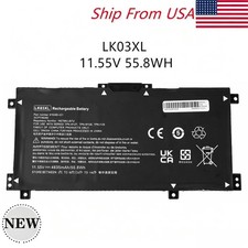 OEM Genuine LK03XL Battery For HP ENVY X360 15-BP 15M-BQ 17M-CE 17-BW L09281-855 picture
