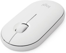 Logitech Slim Wireless Bluetooth Mouse Silent Click for iPad & macOS - White picture