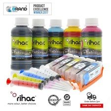 Rihac Refillable Cartridges for CANON IX6860 printer PGI-650 CLI-651 Refill Ink picture