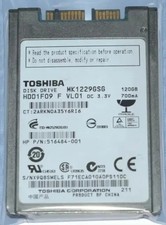 TOSHIBA MK1229GSG 120GB 1.8