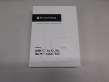 Monoprice 43525 SUPPORTS TWO 4K@60HZ HDMI DISPLAYS THUNDERBOLT 3 AND DISPLAYPORT picture