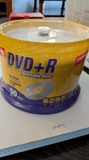 Staples DVD+R RW 50 Pack 4.7GB 120min Recordable Blank Discs NEW SEALED picture
