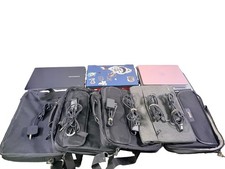 Wholesale Laptop Job Lot x13 Laptops 5 Carrying Cases 6 Chargers UNTESTED AS-IS picture