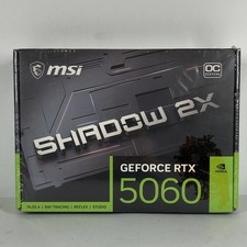 New MSI GeForce RTX 5060 SHADOW 2X OC 8GB GDDR7 Graphics Card 912-V537-038 picture