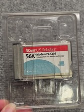 3Com US Robotics 56K Modem PC Card V.90 Laptop PCMCIA Vintage New Sealed NIB picture